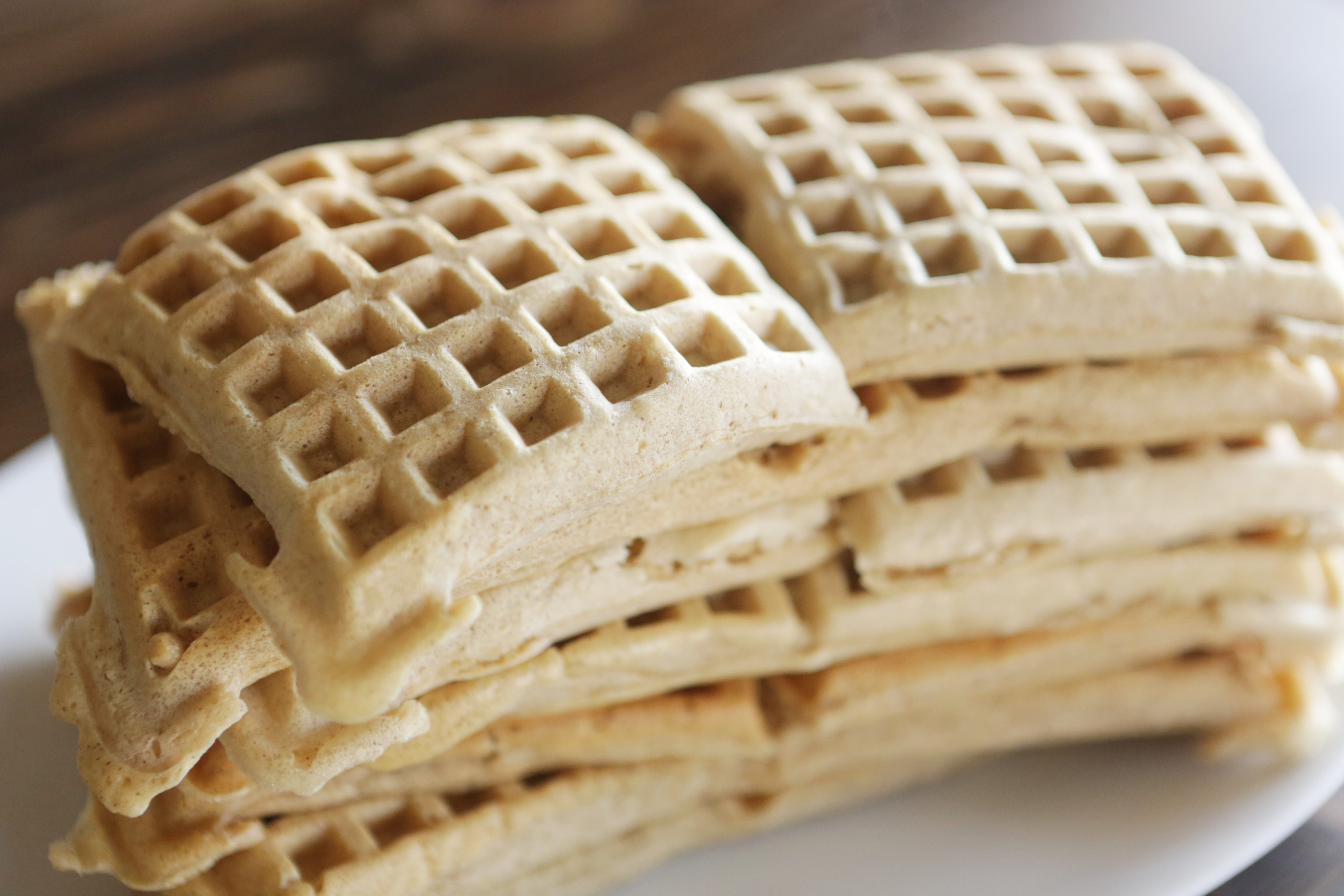 Sunday Morning Einkorn Waffles