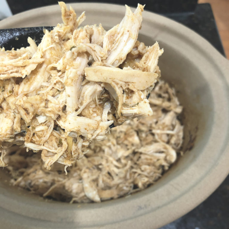 Crockpot Shredded Chicken Tacos