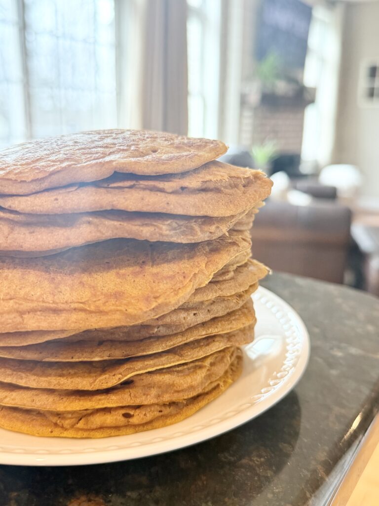 Einkorn Sourdough Pumpkin Pancakes